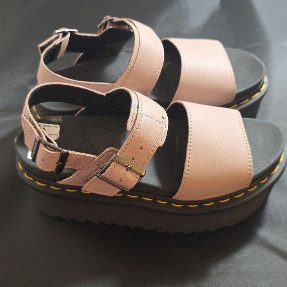 BRAND NEW DR MARTENS VOSS II ATHENA LEATHER STRAP PLATFORM SANDALS - Picture 4 of 15